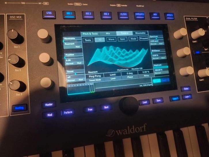 Waldorf Iridium Synthesizer, Muziek en Instrumenten, Synthesizers, Zo goed als nieuw, Overige aantallen, Overige merken, Ophalen