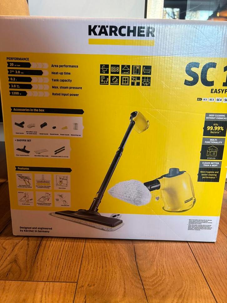 Kärcher SC 1, Witgoed en Apparatuur, Stoomapparaten, Zo goed als nieuw, Ophalen of Verzenden