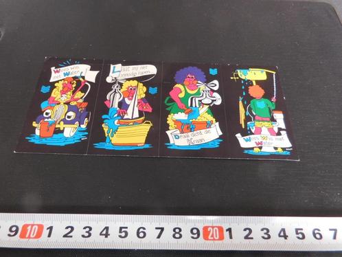 sticker set strip wees wijs met water auto bad vaat wc, Verzamelen, Stickers, Zo goed als nieuw, Bedrijf of Vereniging, Ophalen