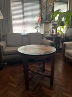 Te koop art deco tafel/ Amsterdamse school, Ophalen, 50 tot 75 cm, Rond, 50 tot 100 cm