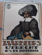 Oude Jaarbeurs Utrecht Affiche 1927, Ophalen of Verzenden, Gebruikt, A1 t/m A3, Reclame