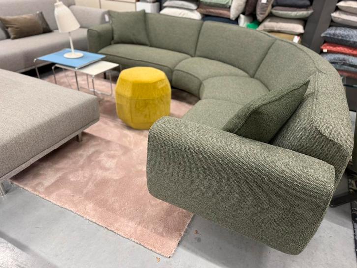 Nieuw Pode Melloo Hoekbank Monza Melange Design Bank Groen, Huis en Inrichting, Banken | Bankstellen, Nieuw, Hoekbank, Vierpersoons of meer