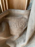 FAB leren tas, grijs-groen, Ophalen of Verzenden, Gebruikt, Grijs, Handtas