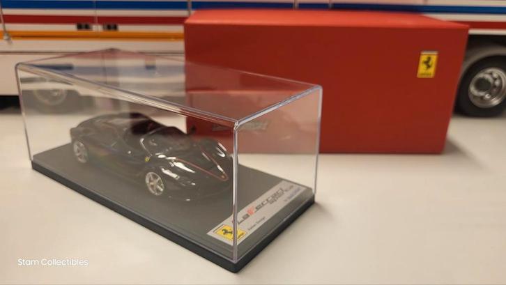 Looksmart Ferrari Laferrari Aperta Nero Daytona, Hobby en Vrije tijd, Modelauto's | 1:43, Zo goed als nieuw, Auto, Overige merken
