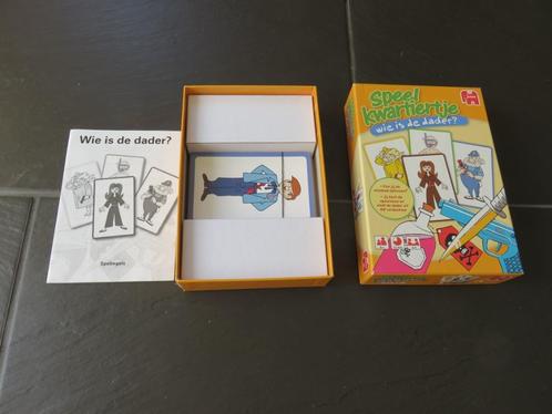 Wie is de dader, kaartspel voor vanaf 6 jaar. Als nieuw, Hobby en Vrije tijd, Gezelschapsspellen | Kaartspellen, Zo goed als nieuw