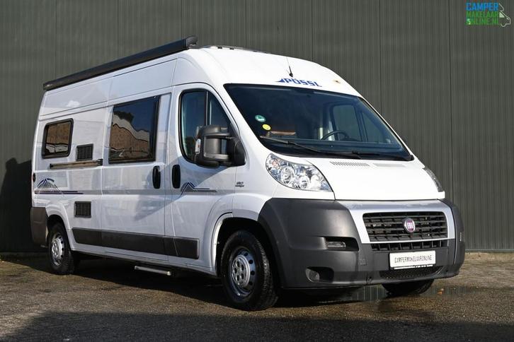 Pössl 2Win 600 2012|64440 KM|CassetteluifelDwarsbed!NETJES, Caravans en Kamperen, Campers, Bedrijf, tot en met 2, Buscamper of Camperbus