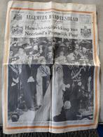 Algemeen Handelsblad - Huwelijk Juliana & Bernhard 1937, Verzamelen, Tijdschriften, Kranten en Knipsels, Ophalen of Verzenden