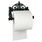 Gietijzeren Toiletrolhouder zwart - muurbevestiging, Huis en Inrichting, Desert Rose, Zwart, Info@desert-rose.nl, Overige typen