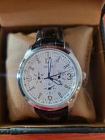 Guess herenhorloge met chronograaf, Sieraden, Tassen en Uiterlijk, Horloges | Heren, Leer, Staal, Polshorloge, Zo goed als nieuw