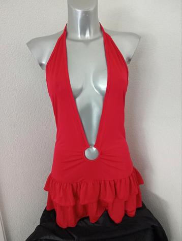 Nieuw rood sexy jurkje maat S beschikbaar voor biedingen