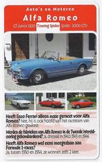 Kw2274 autokaartje alfa romeo touring spider, Verzamelen, Ophalen of Verzenden, Zo goed als nieuw, Auto's