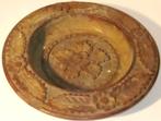 Vintage handgesneden houten decoratief bord.(Y5), Ophalen