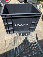 Knaap krat origineel en origineel voor en achterrek, Ophalen of Verzenden, Zo goed als nieuw, Fietskrat