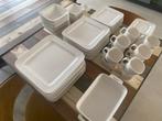 Compleet Wit Servies, Huis en Inrichting, Keramiek, Ophalen of Verzenden, Zo goed als nieuw, Effen