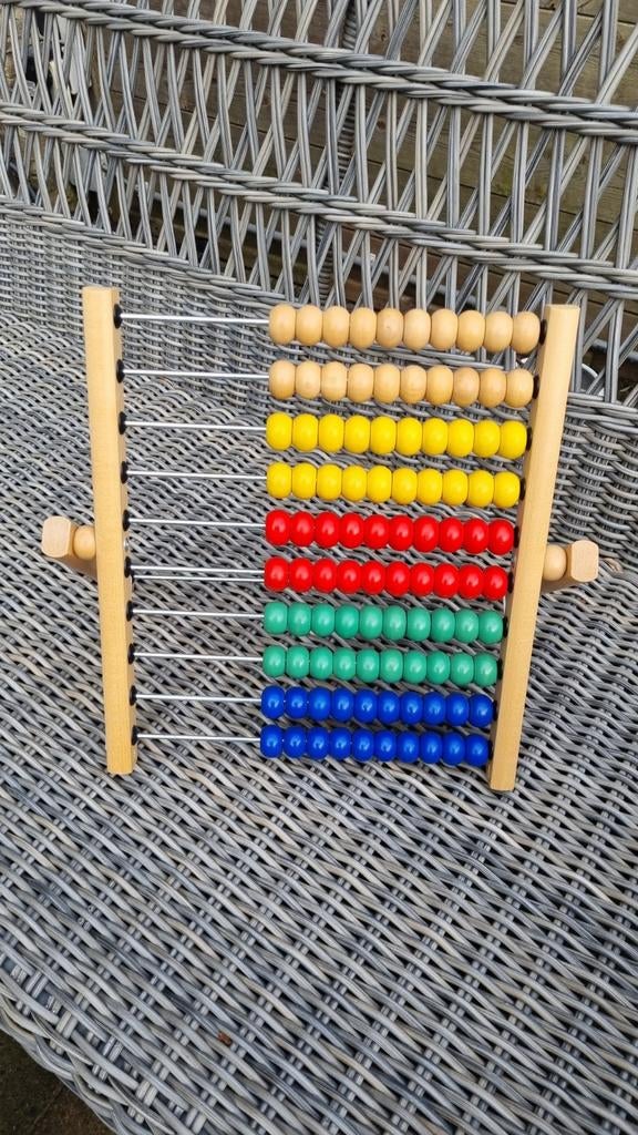 Houten Telraam tot 100 - Nieuwstaat, Ophalen of Verzenden, Nieuw, Rekenen