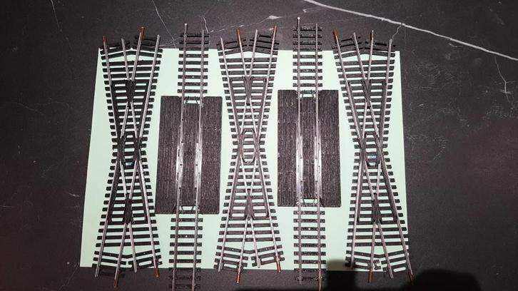 Jouef Rails (Kruisingen en Overweg), Hobby en Vrije tijd, Modeltreinen | H0, Gebruikt, Rails, Gelijkstroom, Jouef, Ophalen of Verzenden