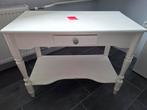 Sidetable wit met la, Huis en Inrichting, Tafels | Sidetables, Gebruikt, 50 tot 100 cm, Ophalen of Verzenden, Overige houtsoorten