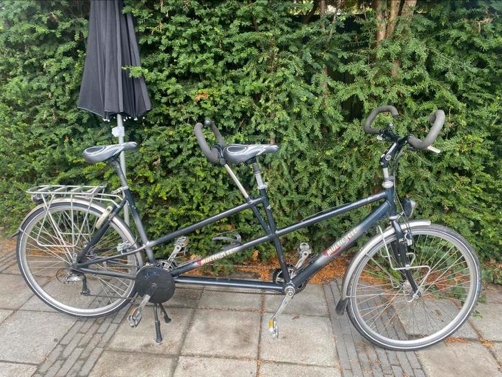 Tandem, Fietsen en Brommers, Fietsen | Tandems, Gebruikt, Minder dan 10 versnellingen, 53 tot 57 cm, 51 tot 55 cm, Ophalen of Verzenden