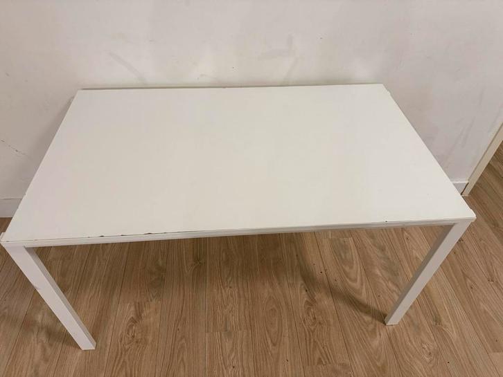 IKEA Witte eettafel - in goede staat, Antiek en Kunst, Antiek | Meubels | Tafels, Ophalen of Verzenden