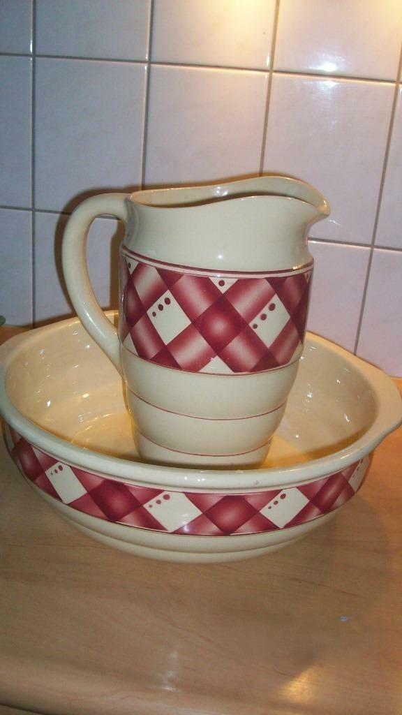 Antiek lampetstel 2-delig, Boch, Antiek en Kunst, Antiek | Woonaccessoires, Ophalen of Verzenden