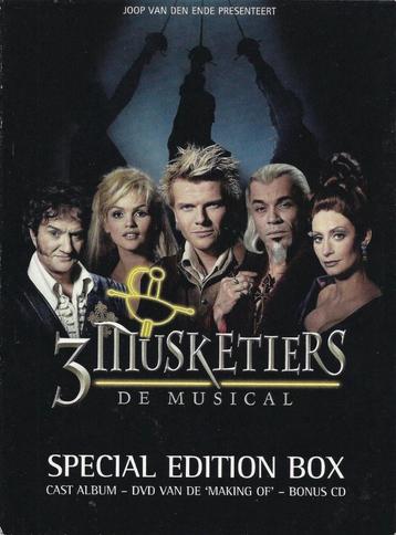 3 Musketiers de Musical 2 x DVD+ 1 Cd MUSICAL (NL) beschikbaar voor biedingen