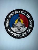 F-16 Patch - Vliegbasis Leeuwarden, Ophalen of Verzenden, Luchtmacht, Nederland, Embleem of Badge