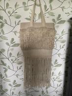 J-Line shopper tas handtas off white katoen met franjes, Sieraden, Tassen en Uiterlijk, Tassen | Damestassen, Ophalen of Verzenden