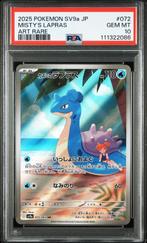 Misty's Lapras PSA 10 - 072/063 - Japanese Heat Wave Arena, Ophalen of Verzenden, Zo goed als nieuw, Losse kaart