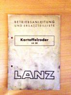 Lanz LK20 bedieningshandleiding en onderdelenboek, Ophalen of Verzenden, Gelezen, Tractor en Landbouw