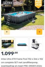 Zwembad Rechthoek, Tuin en Terras, Zwembaden, Gebruikt, 300 cm of meer, Rechthoekig, Ophalen