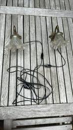 Wandlampjes (let op, samen op 1 stekker), Huis en Inrichting, Lampen | Wandlampen, Ophalen, Gebruikt
