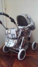 Speelgoed-kinderwagen met uitneembare reiswieg en luiertas, Kinderen en Baby's, Speelgoed | Poppen, Ophalen, Gebruikt, Babypop
