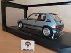 Peugeot 205 GTI 1.6 1988 in Topaze Blue van Norev 1:18, Overige merken, Auto, Ophalen of Verzenden, Norev