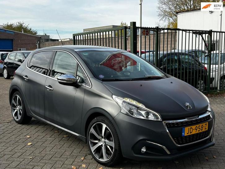 Peugeot 208 1.2 PureTech Première 110pk org mat grijs 1e ei, Auto's, Peugeot, Bedrijf, Te koop, ABS, Achteruitrijcamera, Airbags
