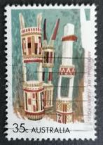 AUSTRALIË - kunst v.d. Aboriginals 1971, Verzenden, Gestempeld