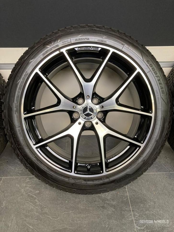 20” originele Mercedes GLC W253 AMG velgen + winterbanden, Auto-onderdelen, Banden en Velgen, Banden en Velgen, Winterbanden, 20 inch