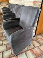 Set van 6 bruine Eetkamerstoelen, Antiek en Kunst, Ophalen