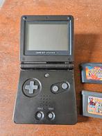 Game Boy Advance SP + Games, Spelcomputers en Games, Spelcomputers | Nintendo Game Boy, Ophalen of Verzenden, Zo goed als nieuw