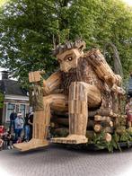 Praalwagen houten beeld loopgroep carnaval parade, Antiek en Kunst, Ophalen