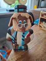 Vintage Beeldje Das met Bril en Schotse Ruit, Antiek en Kunst, Ophalen of Verzenden