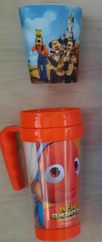 DISNEYLAND ( THERMO ) BEKER new generation en Mac donalds, Ophalen of Verzenden, Zo goed als nieuw, Servies