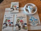 Mario Kart Wii + Stuur, Online, 1 speler, Racen en Vliegen, Ophalen of Verzenden