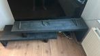 Mangohout zwart tv meubel uitschuifbaar 140-210 cm, Ophalen, Mangohout zwart, Zo goed als nieuw, Minder dan 100 cm