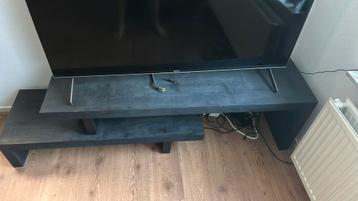 Mangohout zwart tv meubel uitschuifbaar 140-210 cm beschikbaar voor biedingen
