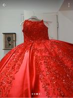 Rood henna jurk maat 36-40, Ophalen of Verzenden, Zo goed als nieuw, Maat 36 (S), Rood