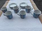 Arzberg Tric 6 espresso kopjes en schotels, Ophalen of Verzenden, Zo goed als nieuw, Overige stijlen, Kop(pen) en/of Schotel(s)