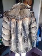 Prachtige bruine echte fox bontjas bont jas bontmantel M, Kleding | Dames, Ophalen of Verzenden, Zo goed als nieuw, Maat 38/40 (M)