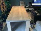 Massieve Eiken Eettafel - 220x100cm, Huis en Inrichting, Ophalen, Gebruikt, 100 tot 150 cm, Eikenhout
