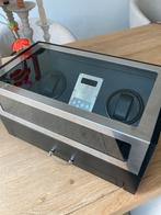 Ferocase Watchwinder voor 2 horloges + 7 plaatsen, Ophalen of Verzenden, Zo goed als nieuw