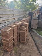 Beton tegels rood, Tuin en Terras, Tegels en Klinkers, Ophalen, Gebruikt, Beton, Terrastegels